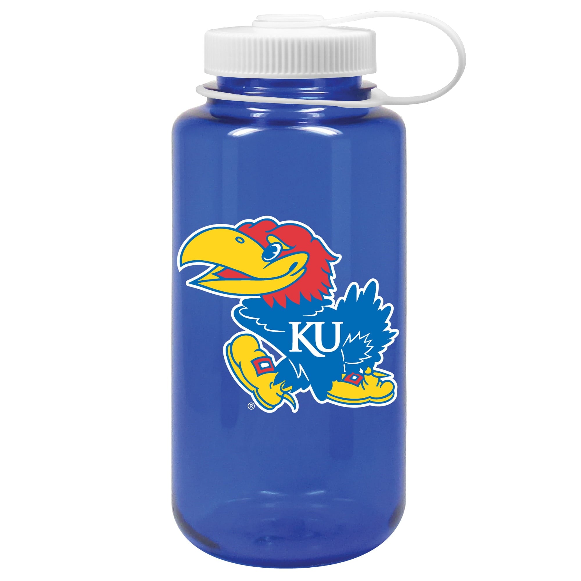 Royal Kansas Jayhawks 32oz. Nalgene Sustainable Wide Mouth Water Bottle A45K