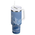 30 oz Insulated Stainless Steel Tumbler Double Wall Stainless Steel Tumbler with 2-Way Drinking Glass Mapleleaves 37DB