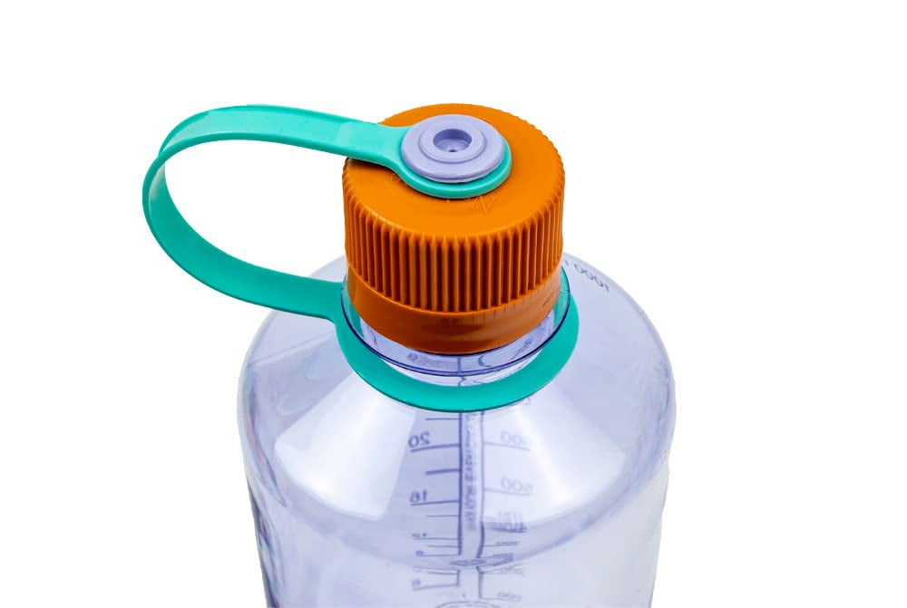 Nalgene Sustain Tritan BPA-Free Water Bottle Made with Material Derived from 50% Plastic Waste, 32 OZ, Narrow Mouth, Amethyst C30 257N