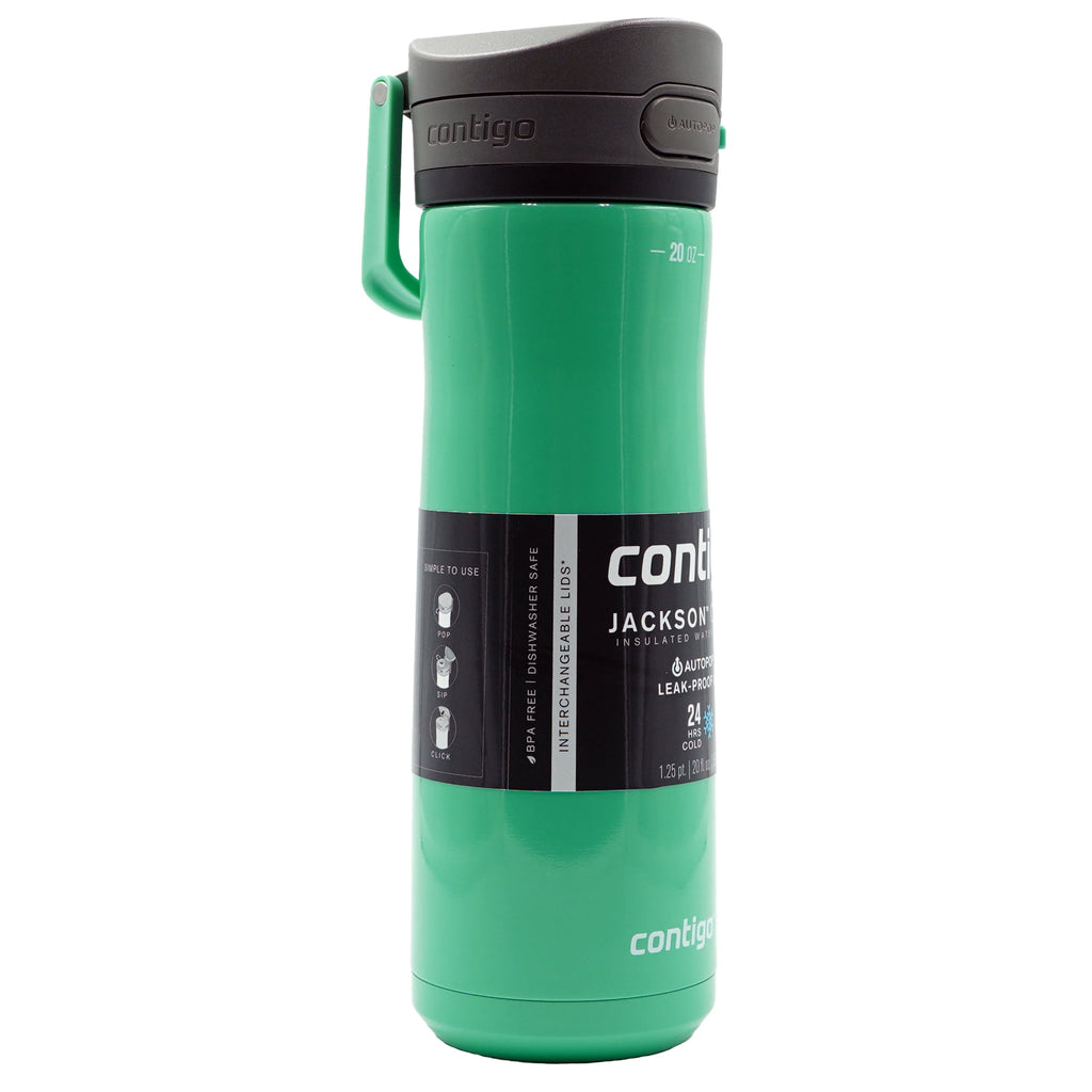 Contigo 20 oz. Jackson Chill 2.0 Water Bottle - Stainless Steel w/Licorice MQOJ