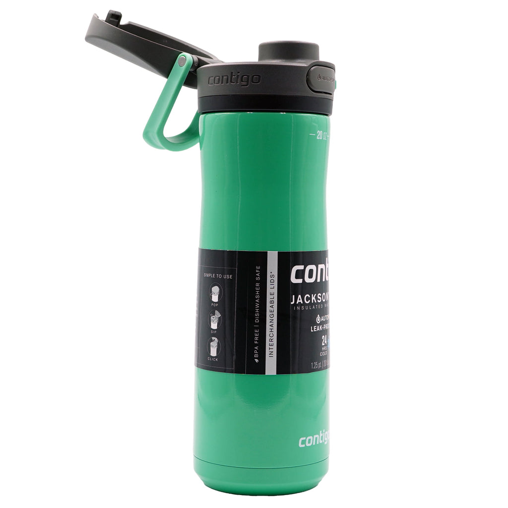 Contigo 20 oz. Jackson Chill 2.0 Water Bottle - Stainless Steel w/Licorice MQOJ