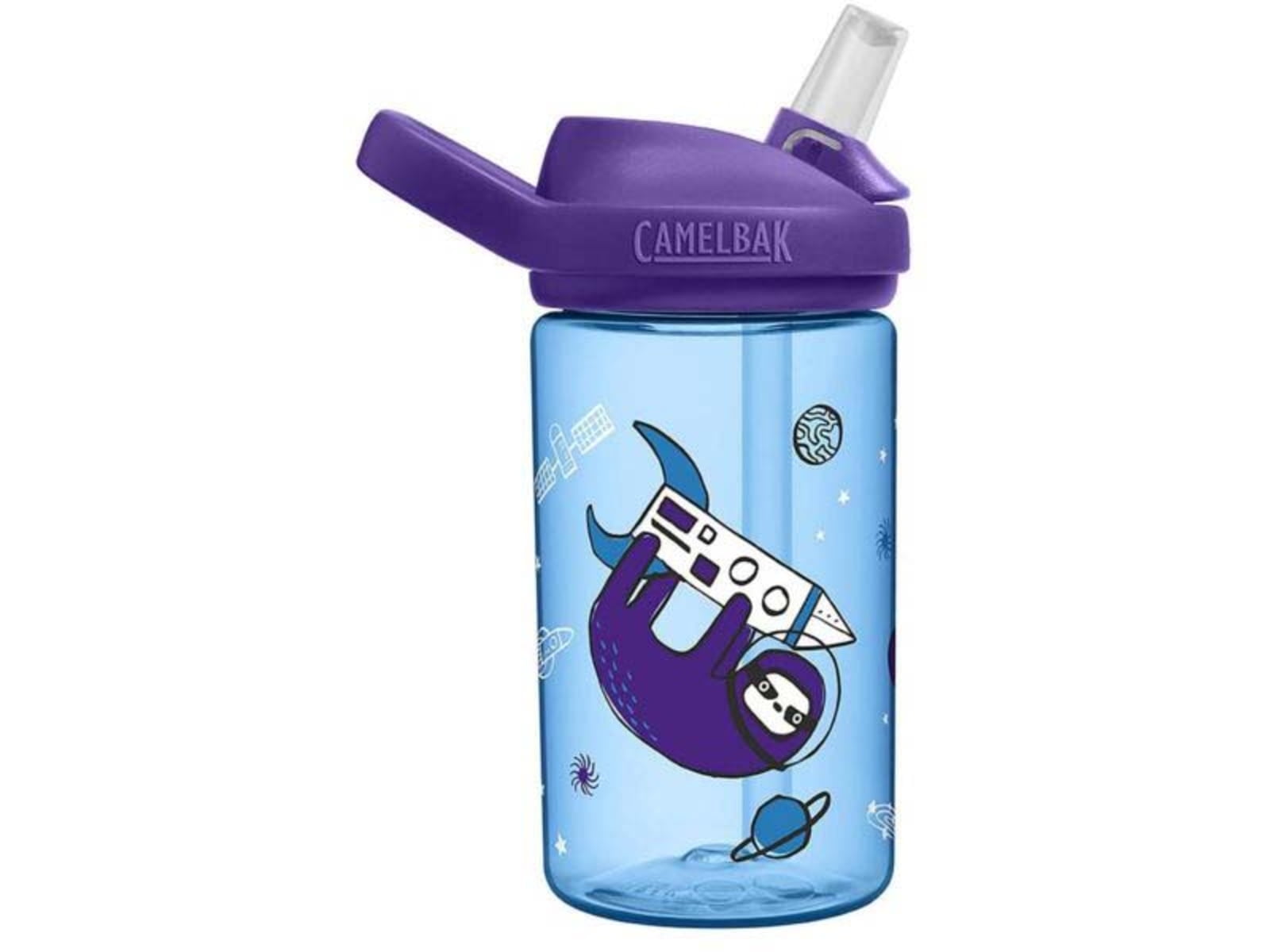 Camelbak Eddy+ Kids 14oz Water Bottle with Flip Straw, Sloths in Space MMVI