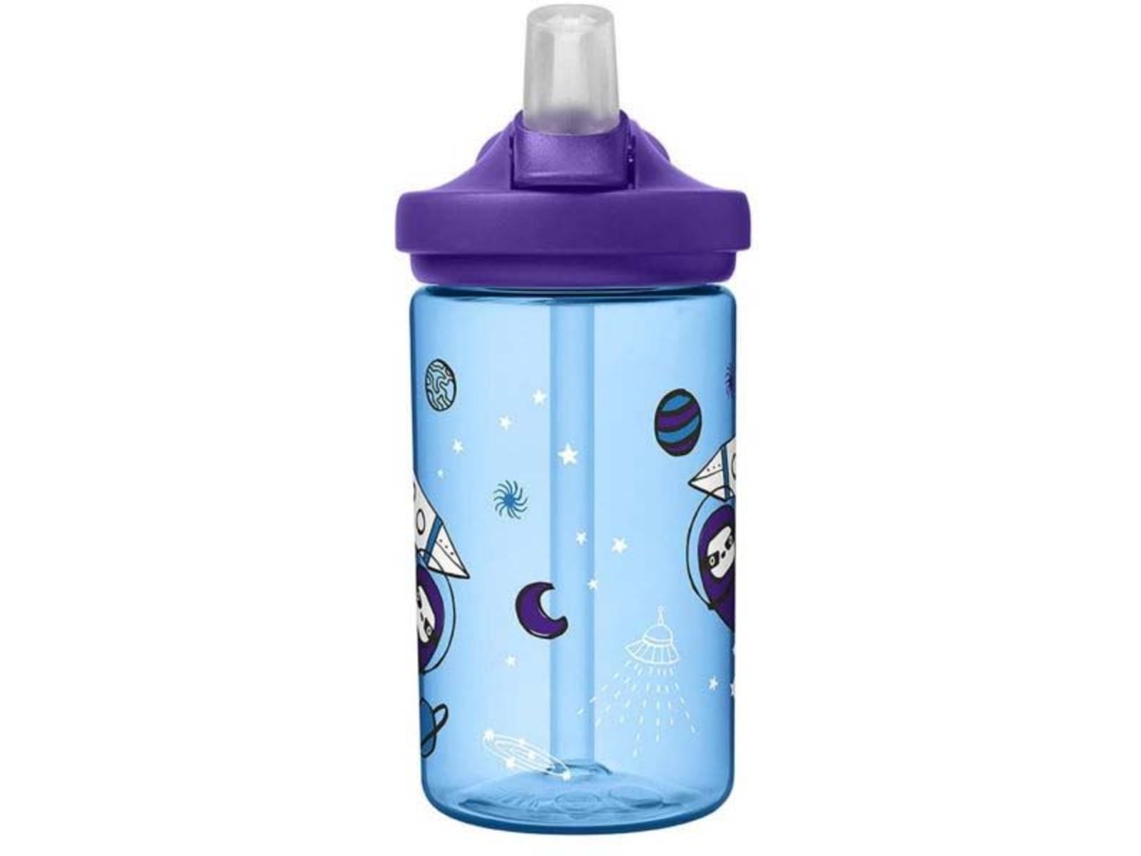 Camelbak Eddy+ Kids 14oz Water Bottle with Flip Straw, Sloths in Space MMVI