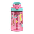 Contigo 14oz Kids' Water Bottle with Redesigned AutoSpout Straw Azalea Jade Vine with Llamas M05Q