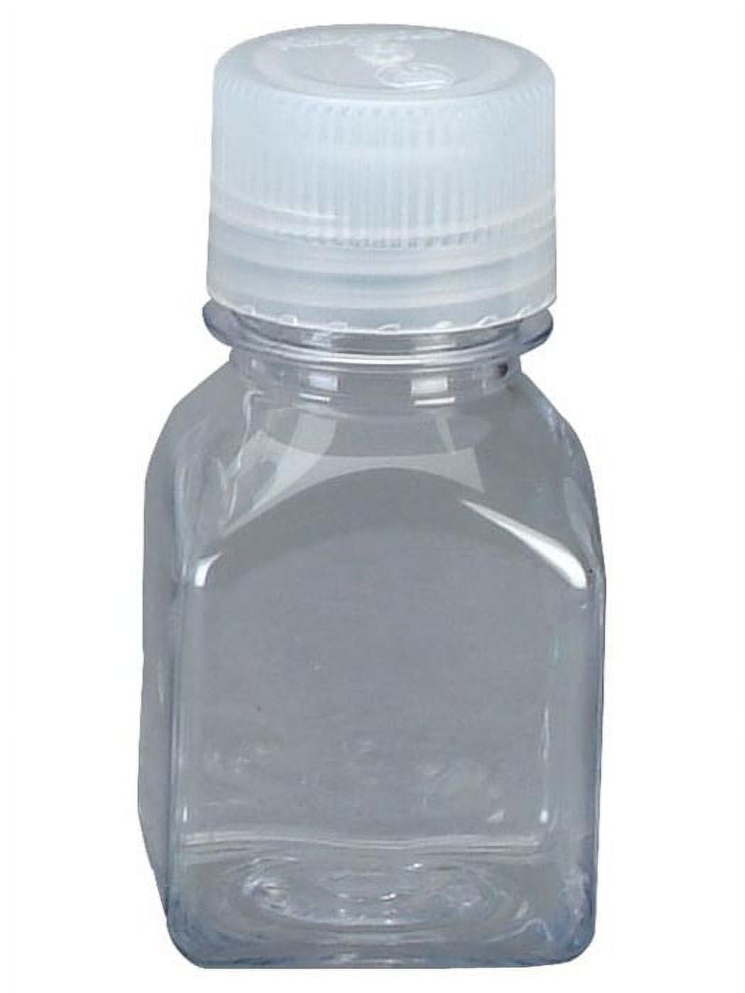 Nalgene Transparent Lexan Polycarbonate Square Storage Bottle - 8 oz. - Clear 2ITG