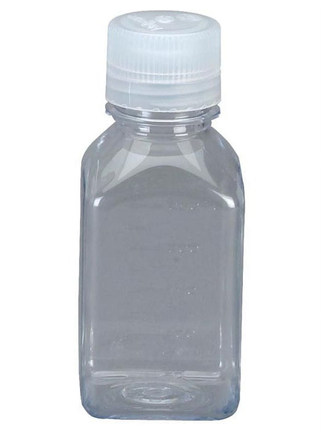 Nalgene Transparent Lexan Polycarbonate Square Storage Bottle - 8 oz. - Clear 2ITG