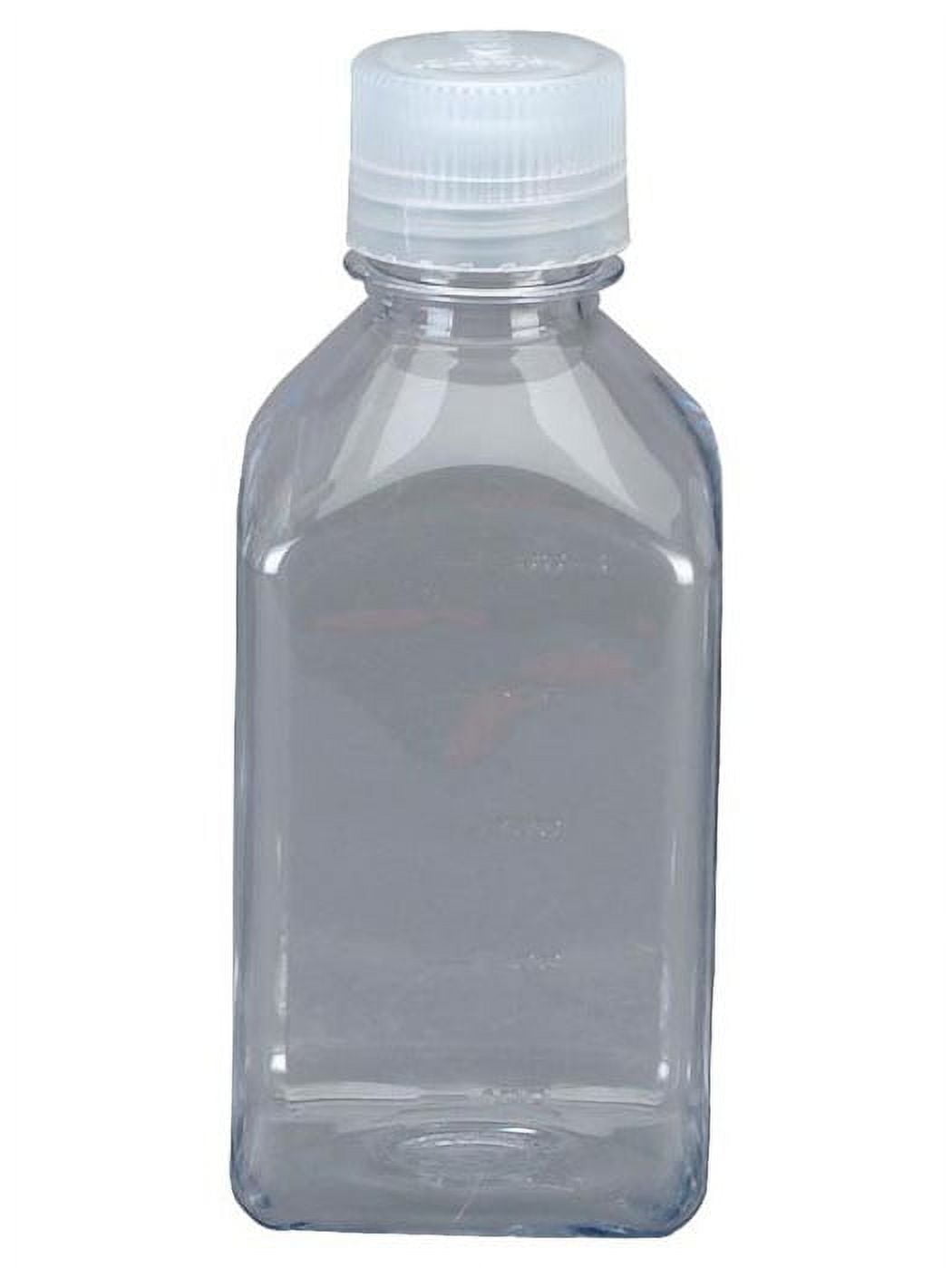 Nalgene Transparent Lexan Polycarbonate Square Storage Bottle - 8 oz. - Clear 2ITG