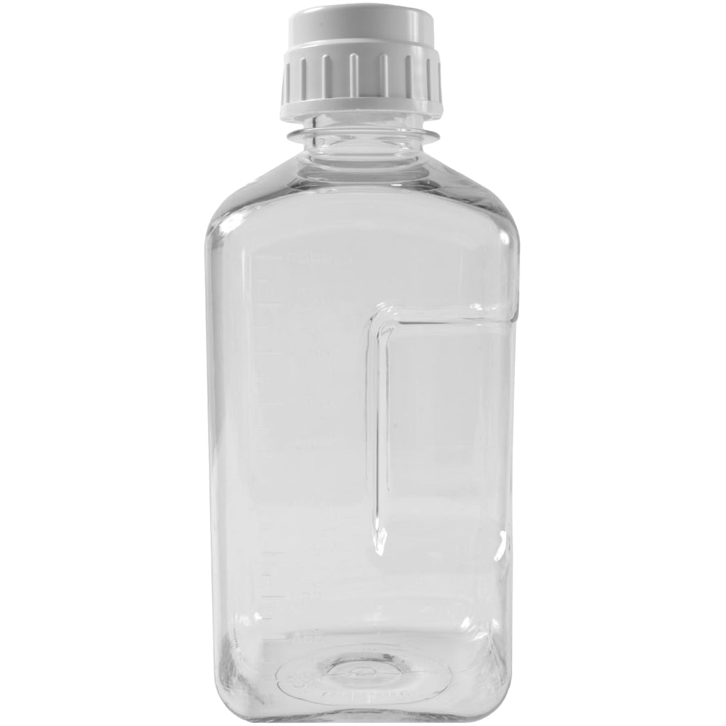 Nalgene Transparent Lexan Polycarbonate Square Storage Bottle - 8 oz. - Clear 2ITG