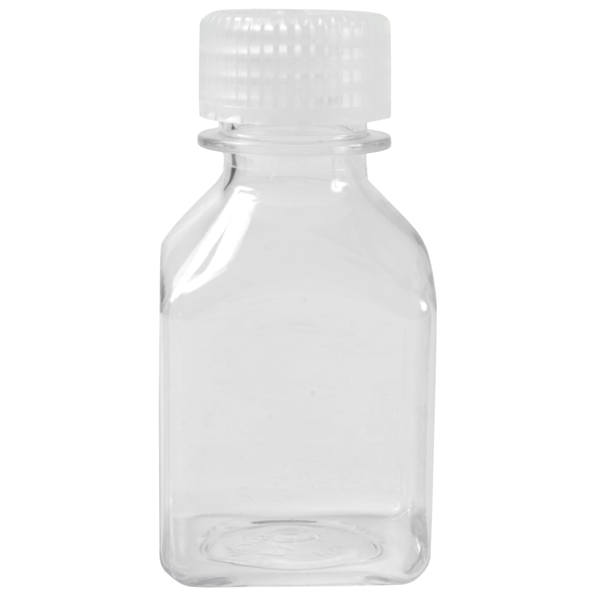 Nalgene Transparent Lexan Polycarbonate Square Storage Bottle - 8 oz. - Clear 2ITG