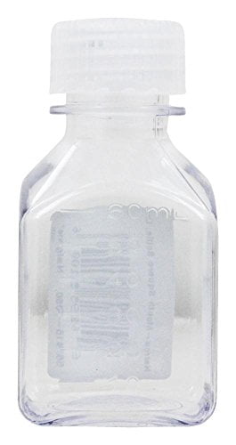 Nalgene Transparent Lexan Polycarbonate Square Storage Bottle - 8 oz. - Clear 2ITG