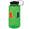 Green Miami Hurricanes 32oz. Nalgene Sustainable Wide Mouth Water Bottle ZHSA