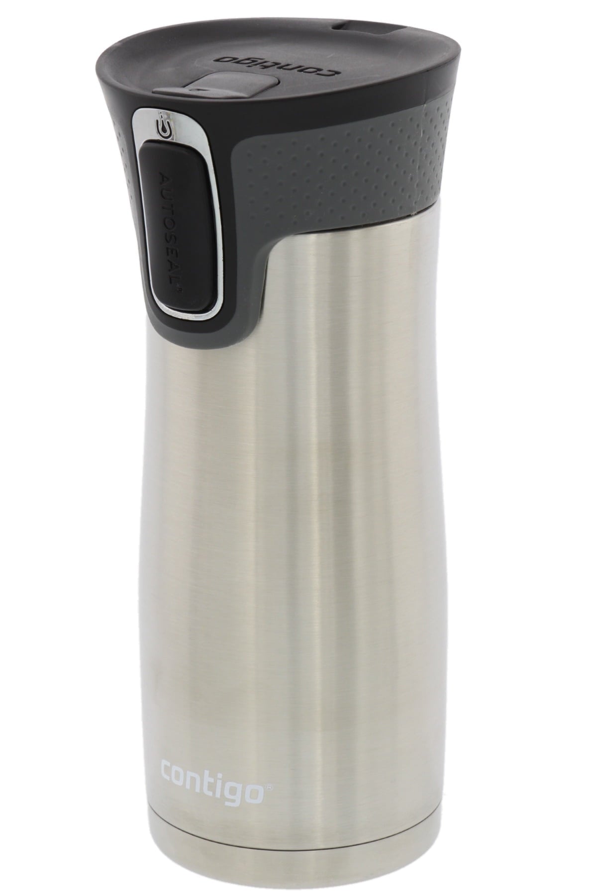 Contigo AUTOSEAL West Loop 2.0 Travel Mug, 16 oz., Stainless Steel with Black Button PB0V