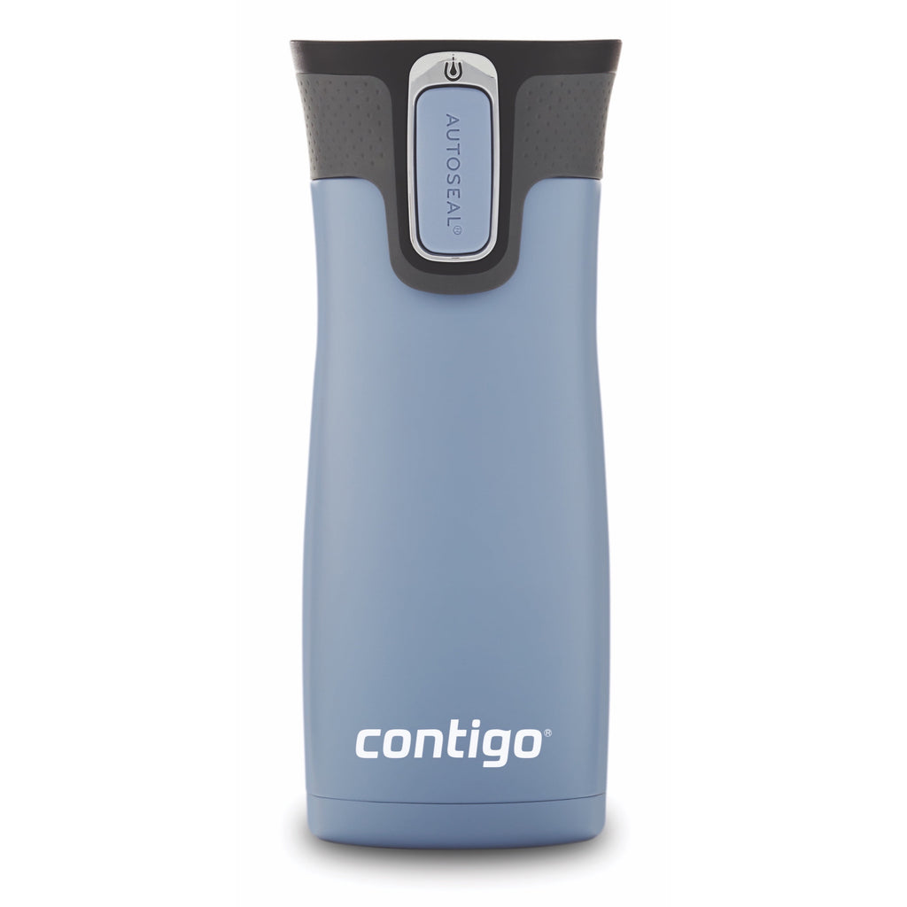 Contigo AUTOSEAL West Loop 2.0 Travel Mug, 16 oz., Stainless Steel with Black Button PB0V