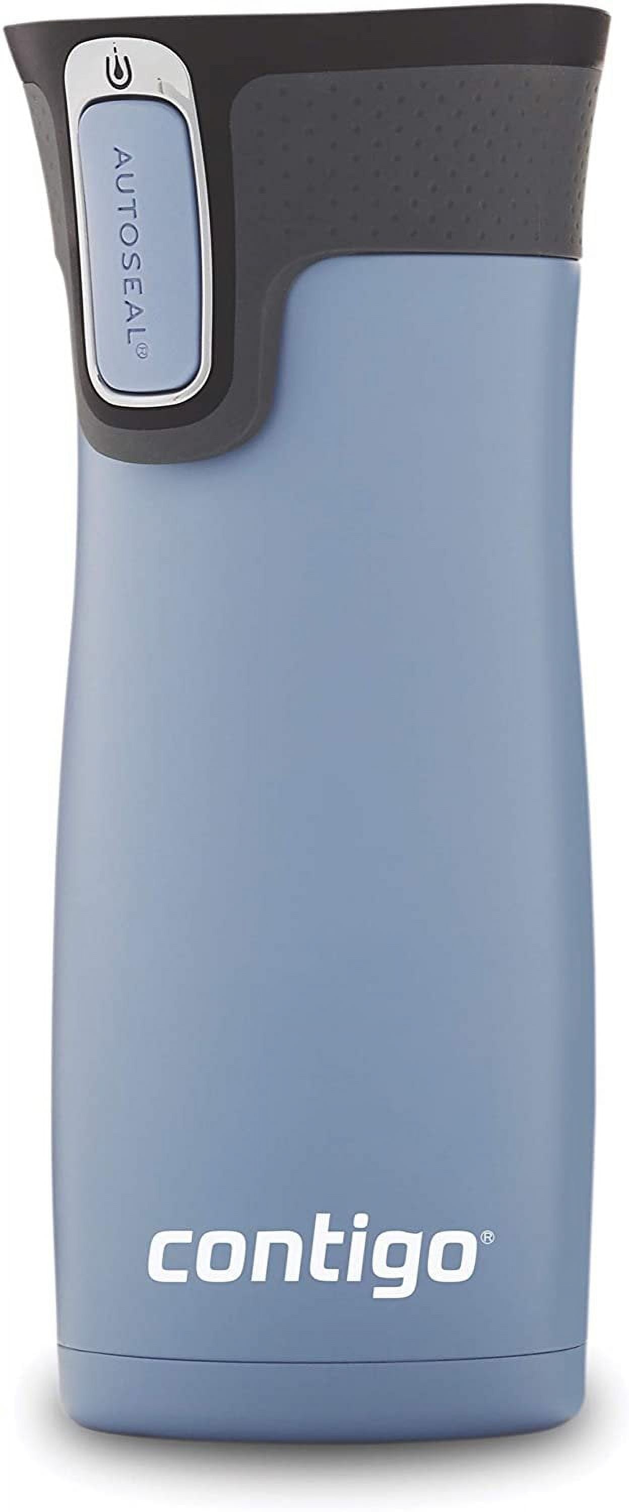Contigo AUTOSEAL West Loop 2.0 Travel Mug, 16 oz., Stainless Steel with Black Button PB0V