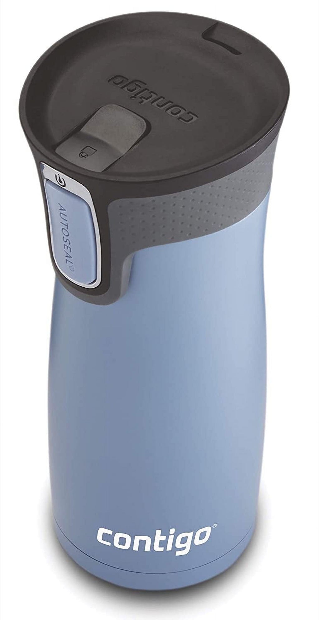Contigo AUTOSEAL West Loop 2.0 Travel Mug, 16 oz., Stainless Steel with Black Button PB0V