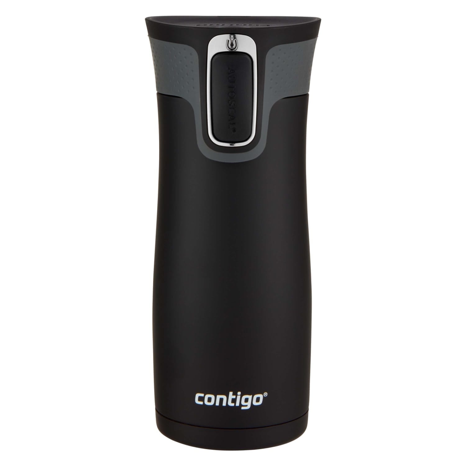 Contigo AUTOSEAL West Loop 2.0 Travel Mug, 16 oz., Stainless Steel with Black Button PB0V