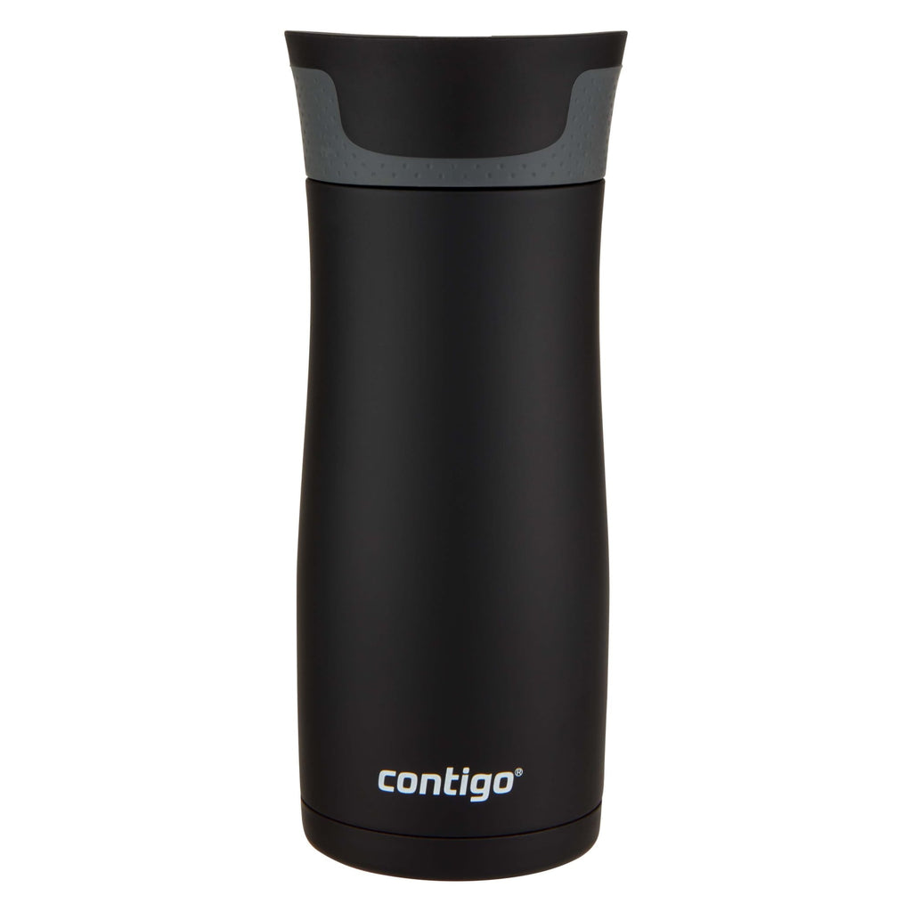 Contigo AUTOSEAL West Loop 2.0 Travel Mug, 16 oz., Stainless Steel with Black Button PB0V