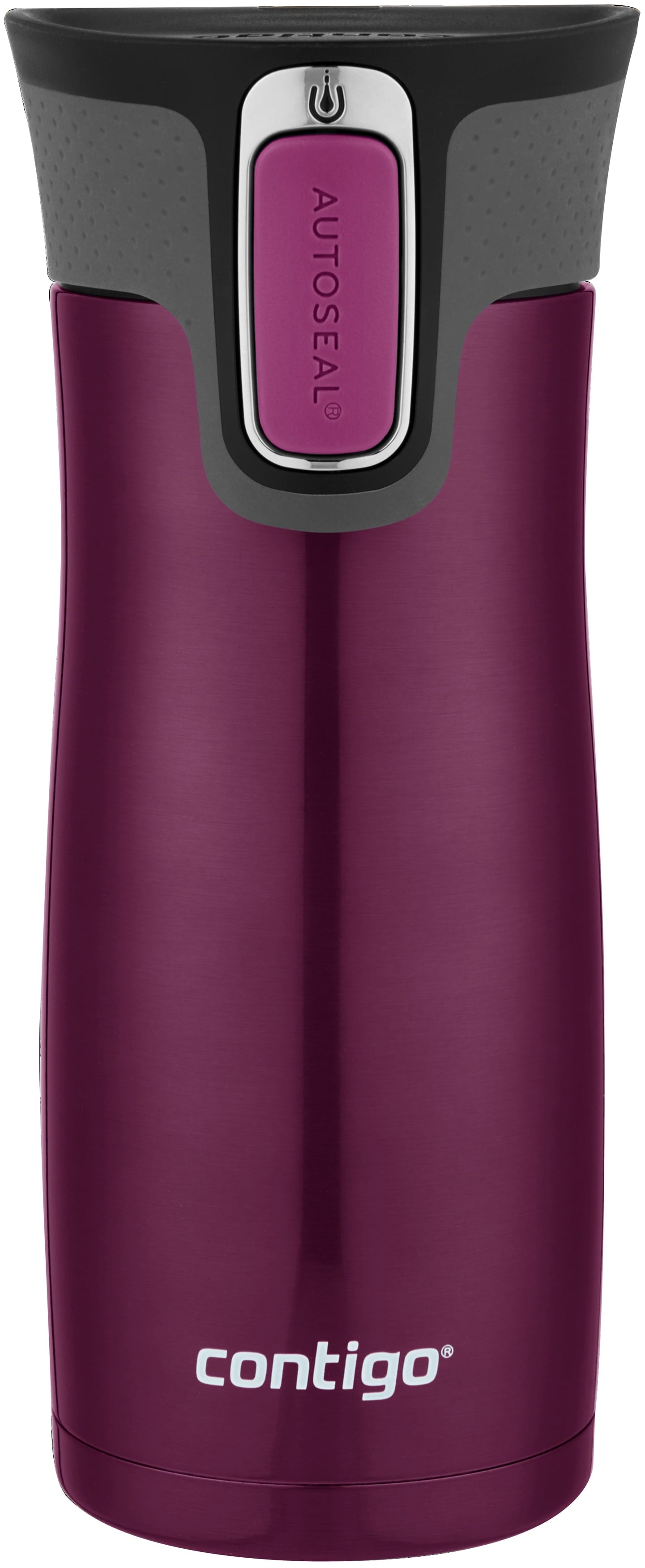 Contigo AUTOSEAL West Loop 2.0 Travel Mug, 16 oz., Stainless Steel with Black Button PB0V