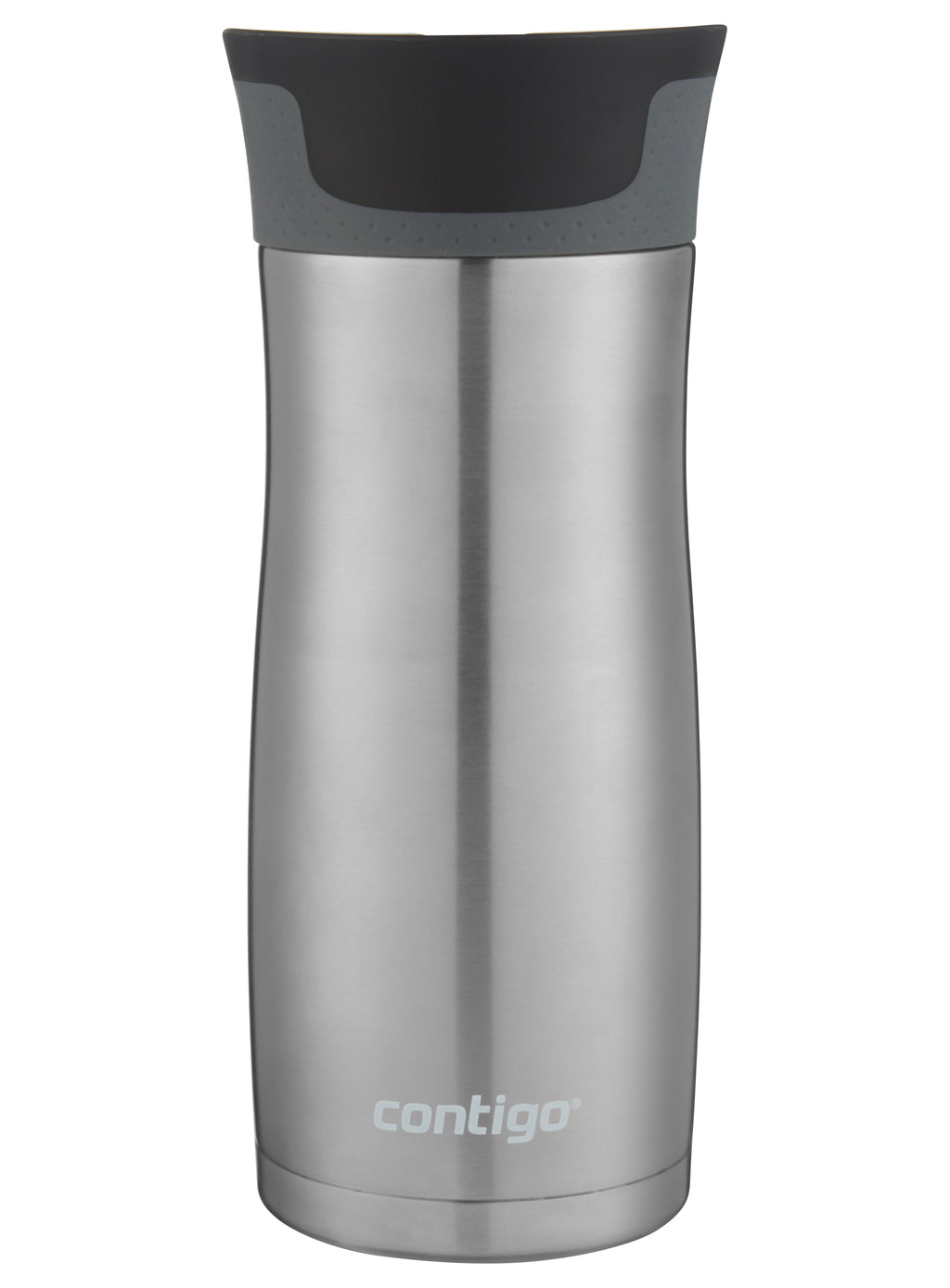 Contigo AUTOSEAL West Loop 2.0 Travel Mug, 16 oz., Stainless Steel with Black Button PB0V