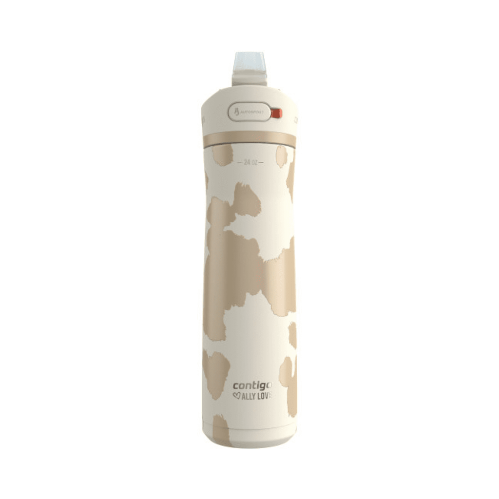 Contigo x Ally Love Ashland Chill 2.0 Stainless Steel Water Bottle with Autospout Lid, 24 oz, Oatmilk 3RJ4