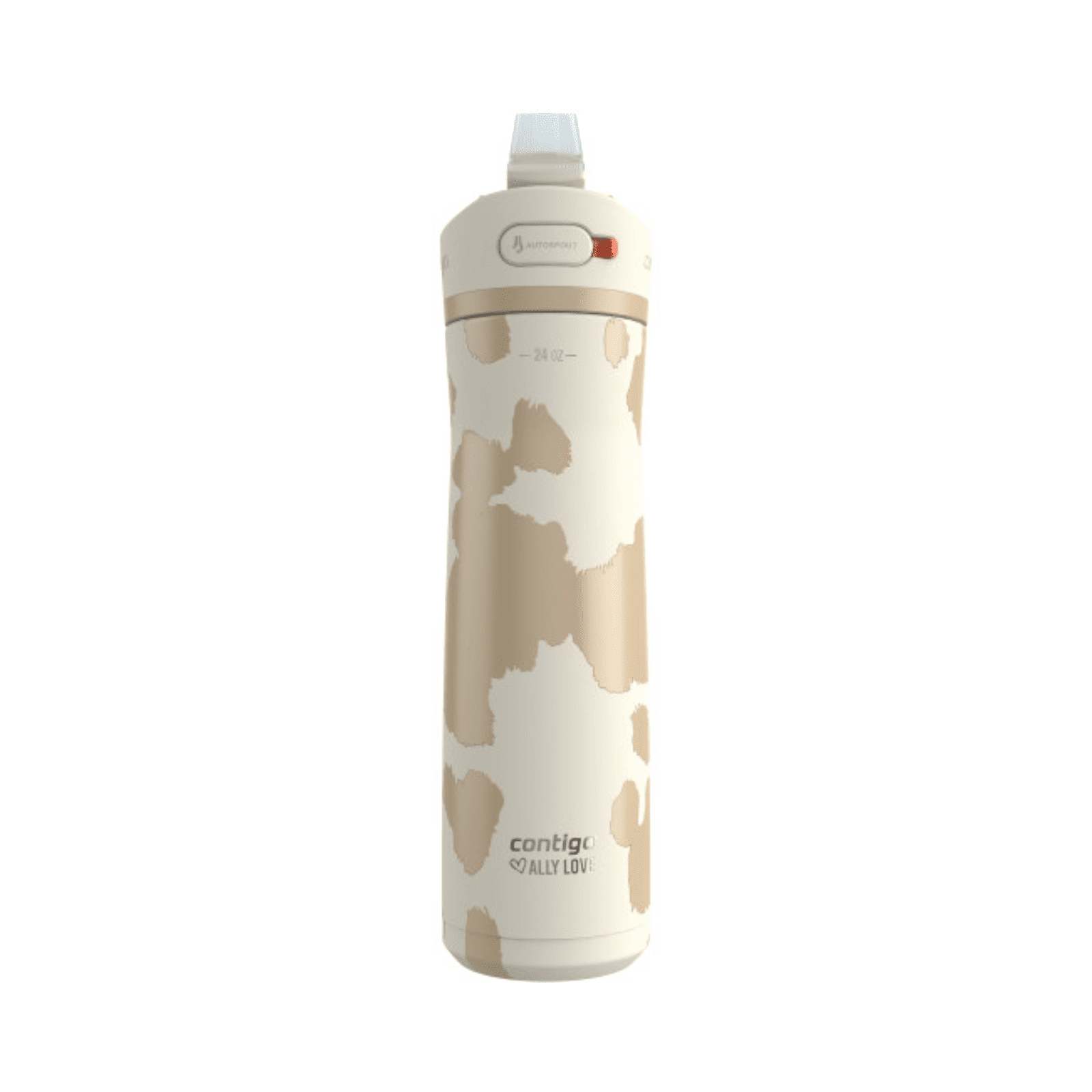 Contigo x Ally Love Ashland Chill 2.0 Stainless Steel Water Bottle with Autospout Lid, 24 oz, Oatmilk 3RJ4