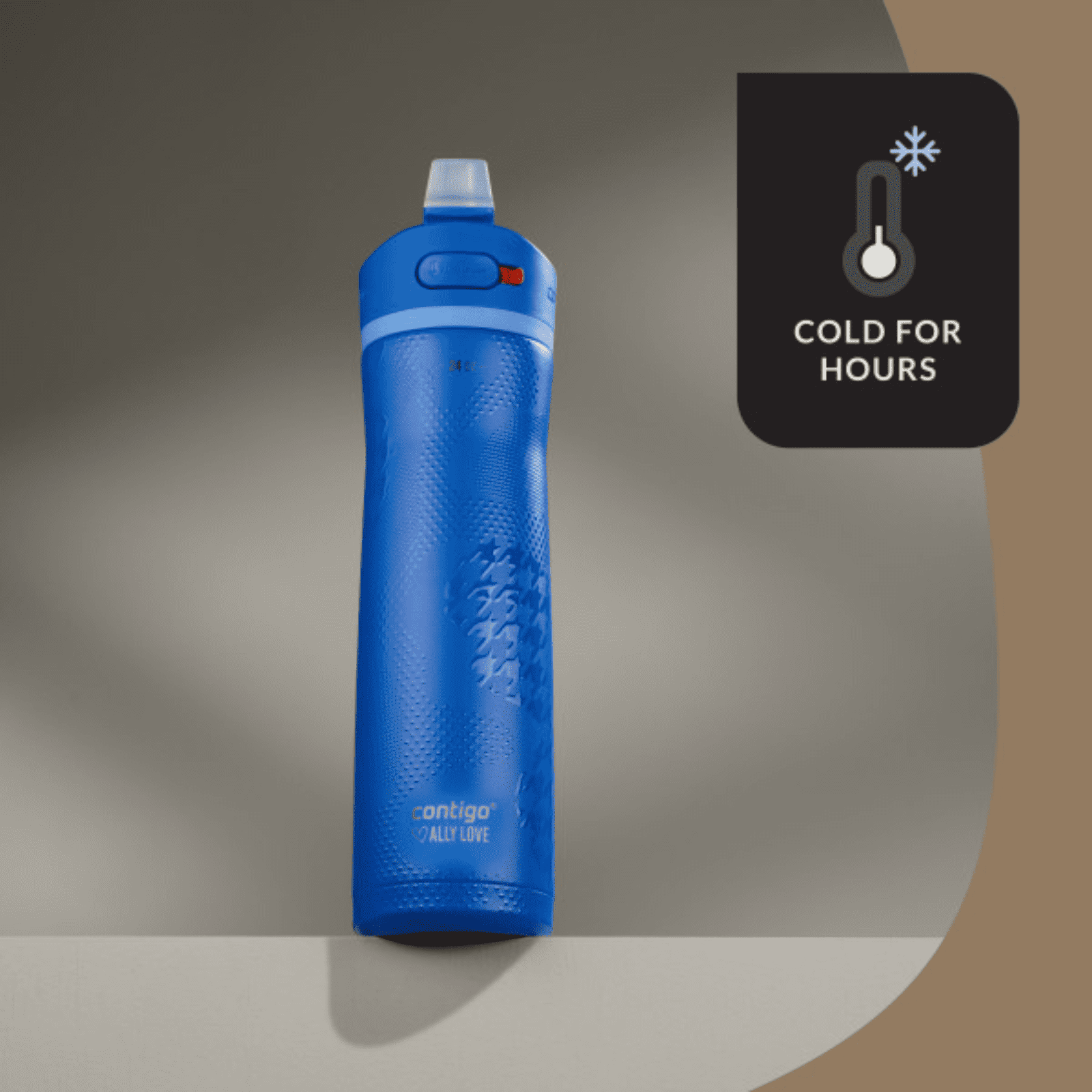 Contigo x Ally Love Ashland Chill 2.0 Stainless Steel Water Bottle with Autospout Lid, 24 oz, Oatmilk 3RJ4