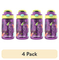 (4 pack) Contigo Kids Water Bottle with Redesigned AUTOSPOUT Straw, 14 oz, Grape Forest Haven ZZUT