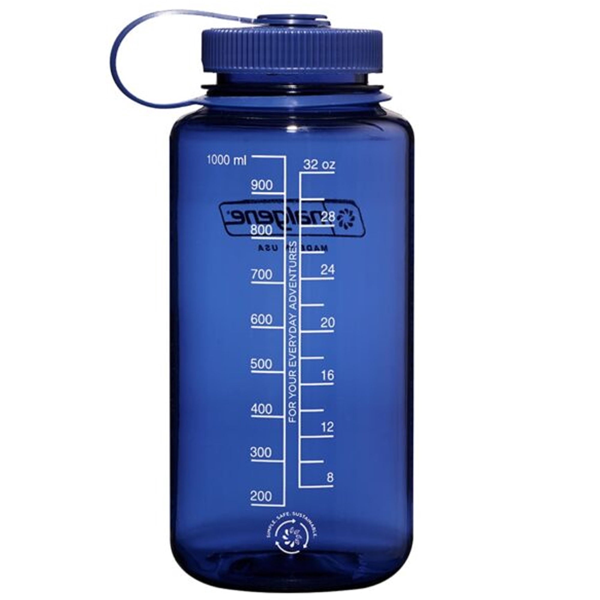 Nalgene Sustain 32 oz. Wide Mouth Water Bottle - Indigo YE0C