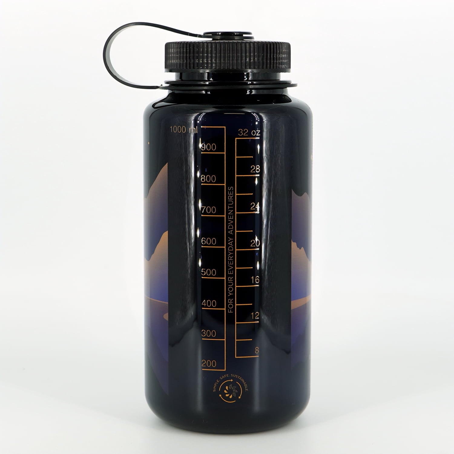 Nalgene Sustain 32 oz. Wide Mouth Water Bottle - Indigo YE0C