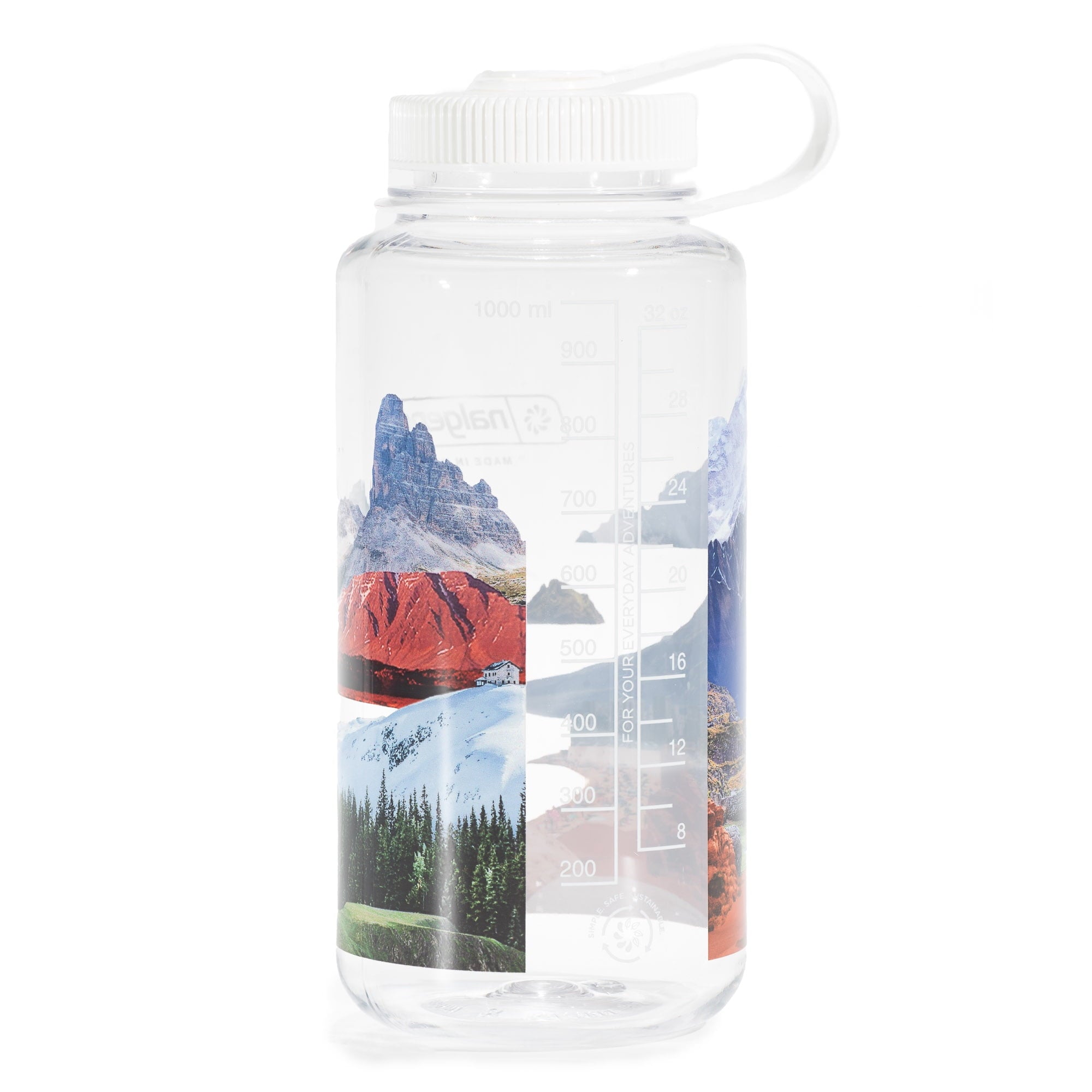 Nalgene Sustain 32 oz. Wide Mouth Water Bottle - Indigo YE0C