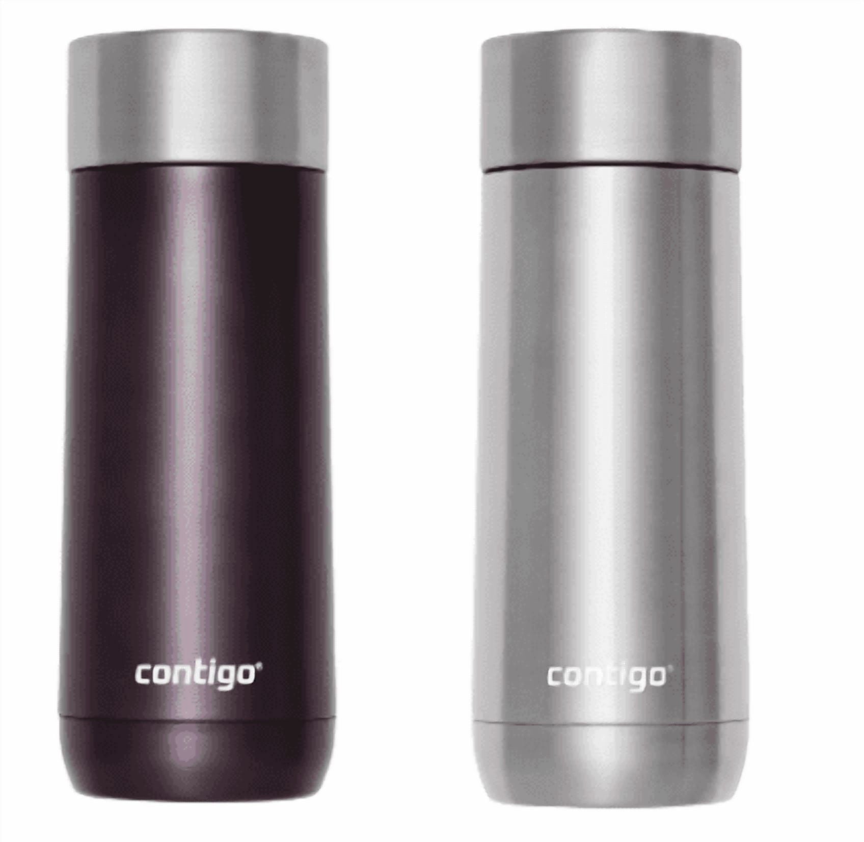 Contigo Luxe 14 oz. Travel Mug, 2 pk. - Dark Plum and Stainless Steel 9X1N