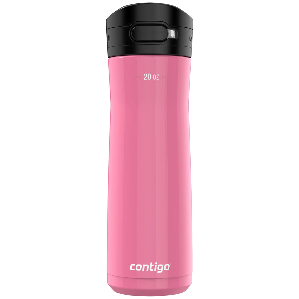 Contigo Jackson Chill 2.0 Stainless Steel Water Bottle with AUTOPOP Lid, 20 Ounces, Azalea B5G6