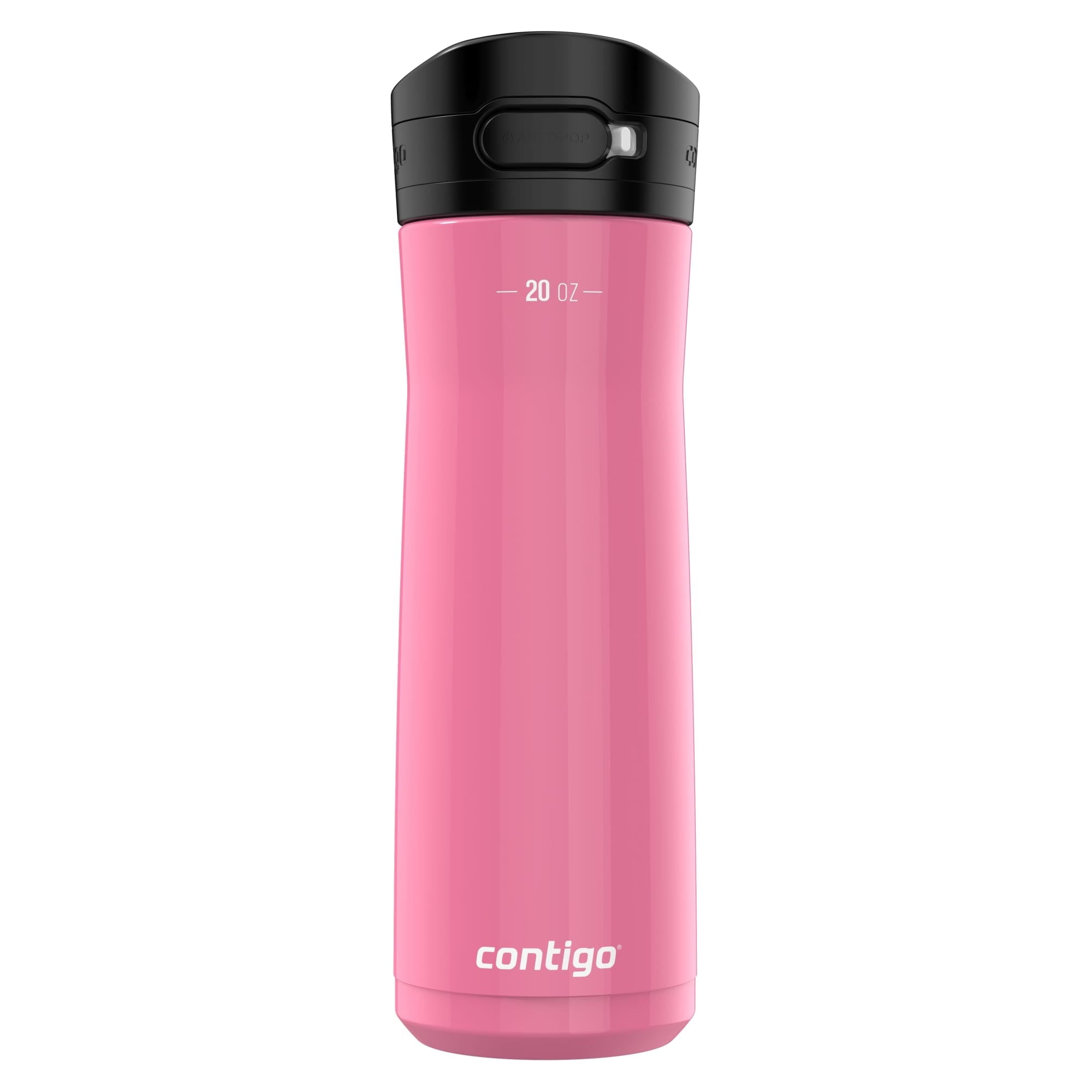 Contigo Jackson Chill 2.0 Stainless Steel Water Bottle with AUTOPOP Lid, 20 Ounces, Azalea B5G6