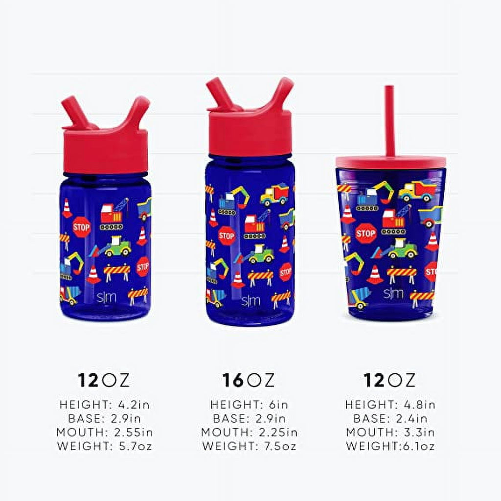 Simple Modern Summit Water Bottle Straw Lid Vacuum Insulated Stainless Steel Bottle | 14 fl oz QIY1