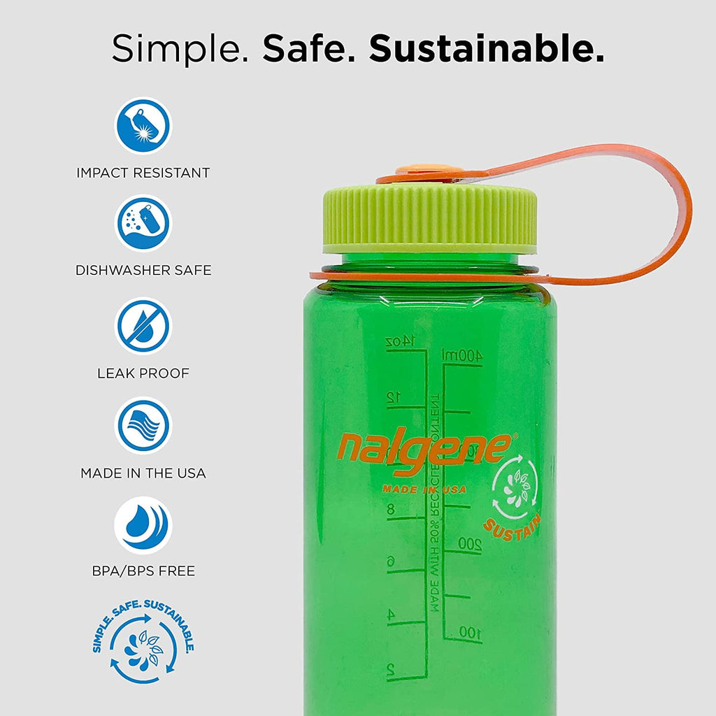 Nalgene 16oz Wide Mouth Sustain Bottle P4A2