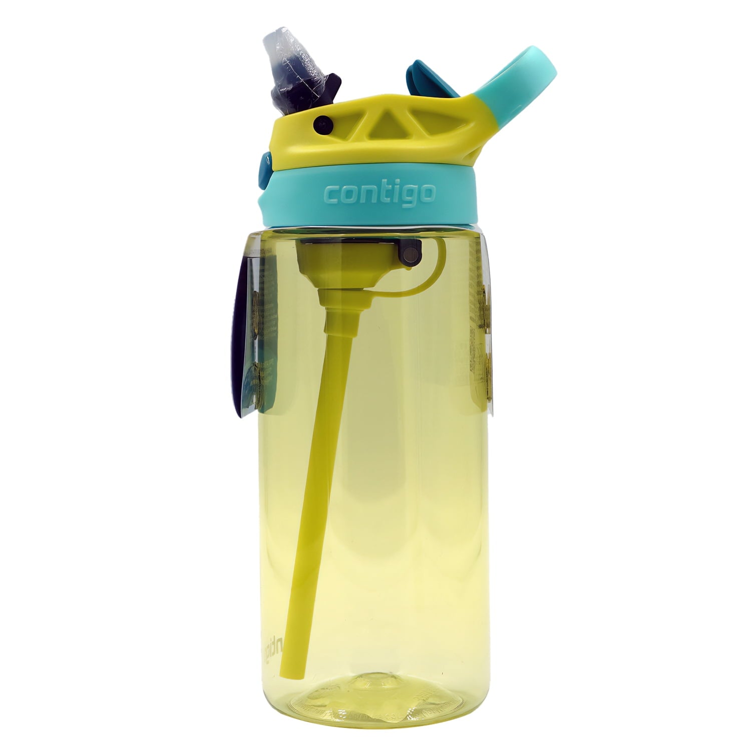 Contigo Kid's 20 oz. AutoSpout Straw Water Bottle - Juniper/Limelight 3UTD