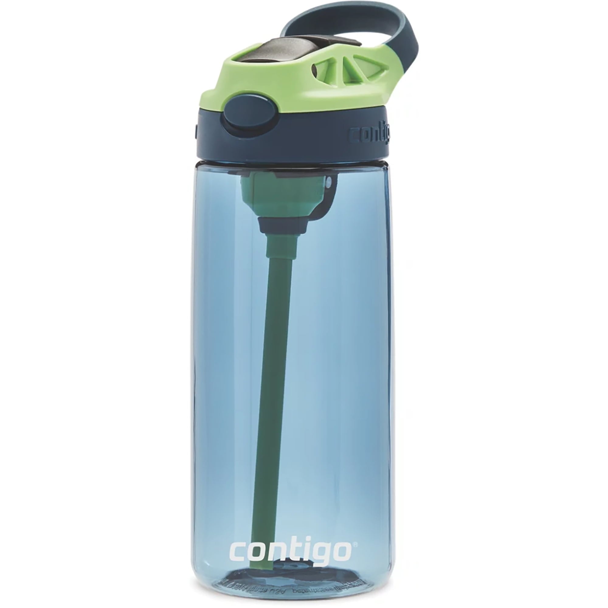 Contigo Kid's 20 oz. AutoSpout Straw Water Bottle - Juniper/Limelight 3UTD