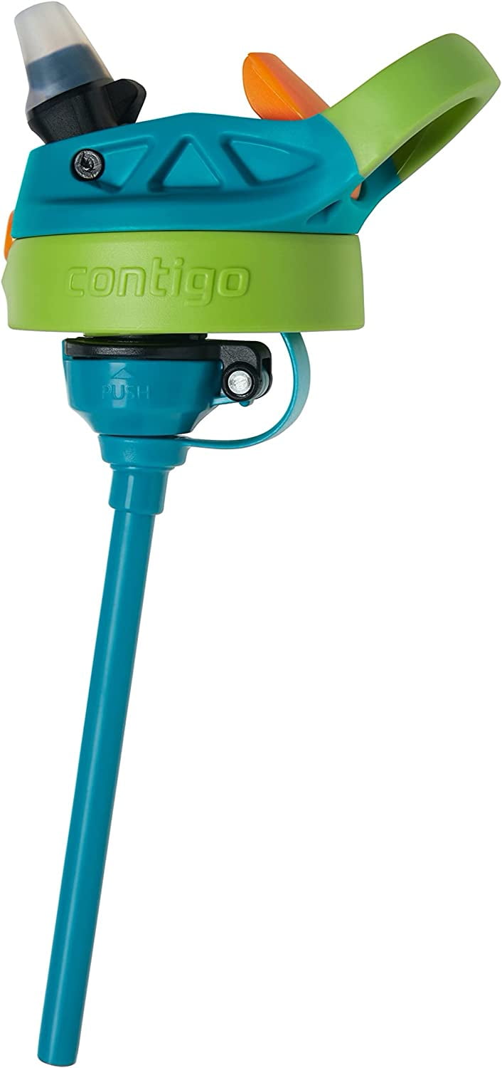 Contigo Kid's 20 oz. AutoSpout Straw Water Bottle - Juniper/Limelight 3UTD