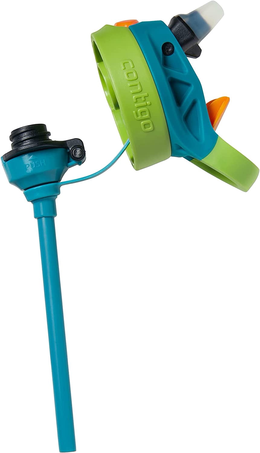Contigo Kid's 20 oz. AutoSpout Straw Water Bottle - Juniper/Limelight 3UTD