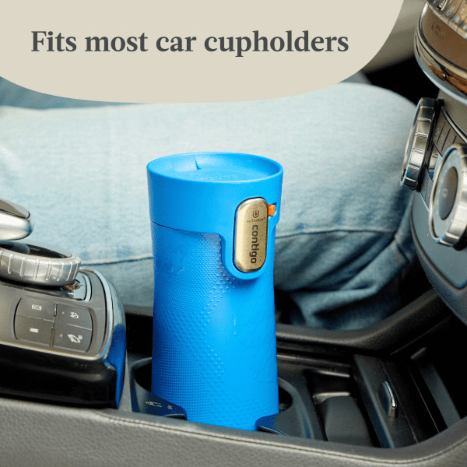 Contigo x Ally Love Autoseal West Loop Vacuum-Insulated Stainless Steel Travel Mug with Easy-Clean Lid, 16 oz, Stellar Jay R512