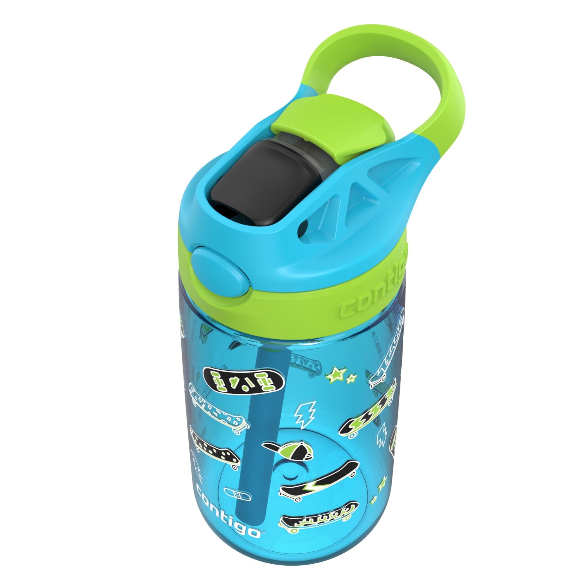 Contigo Aubrey Leak-Proof Spill-Proof Water Bottle, Blue, 14 oz. 22W4