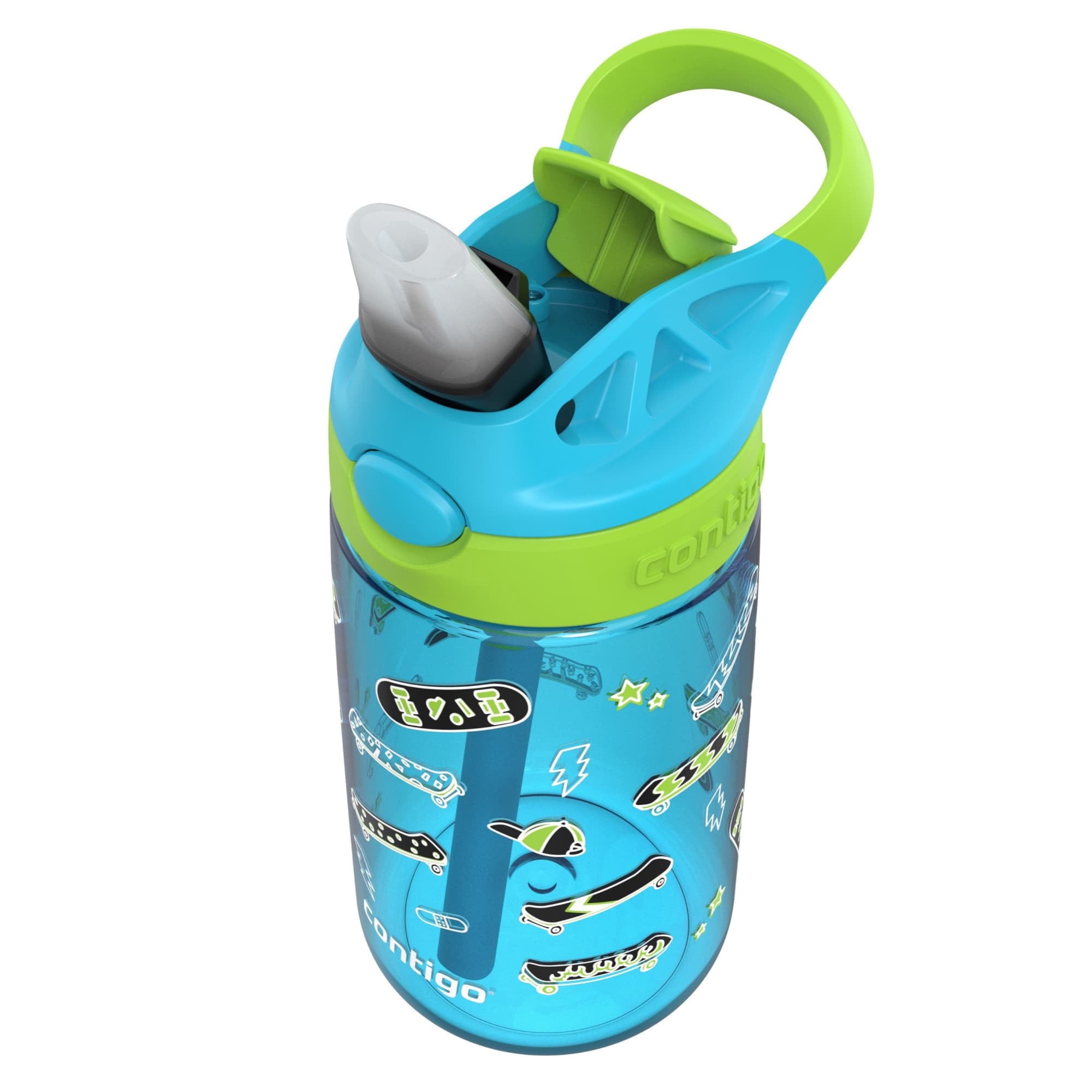 Contigo Aubrey Leak-Proof Spill-Proof Water Bottle, Blue, 14 oz. 22W4