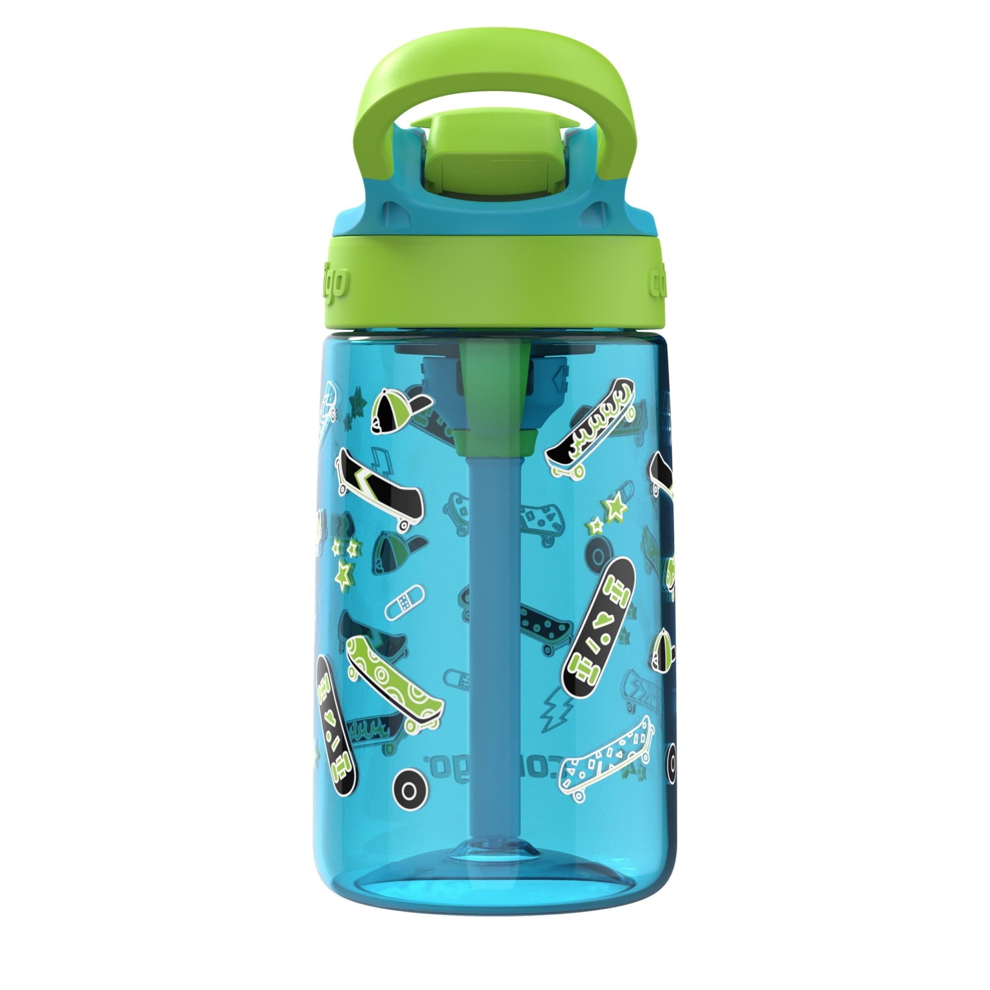 Contigo Aubrey Leak-Proof Spill-Proof Water Bottle, Blue, 14 oz. 22W4