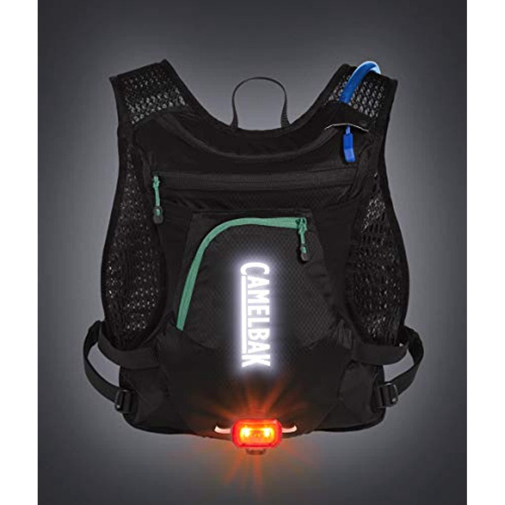 CamelBak Women's Chase Bike Vest 50oz - Hydration Vest - Easy Access Pockets, Black/Mint BFRH