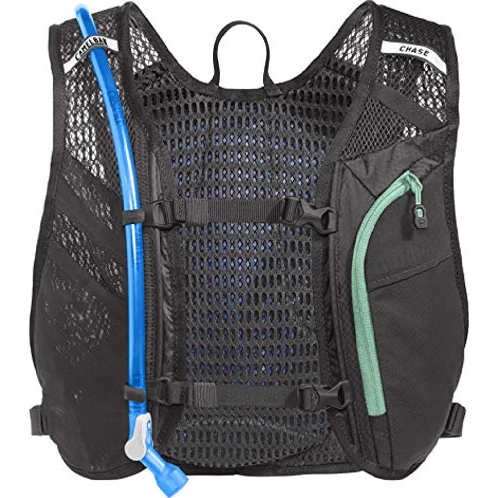 CamelBak Women's Chase Bike Vest 50oz - Hydration Vest - Easy Access Pockets, Black/Mint BFRH