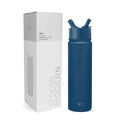 Simple Modern Water Bottle with Straw Lid Vacuum Insulated Stainless Steel Metal Thermos Bottles | Reusable Leak Proof BPA-Free Flask for School | Summit Collection | 22oz, Slumberland EDVA