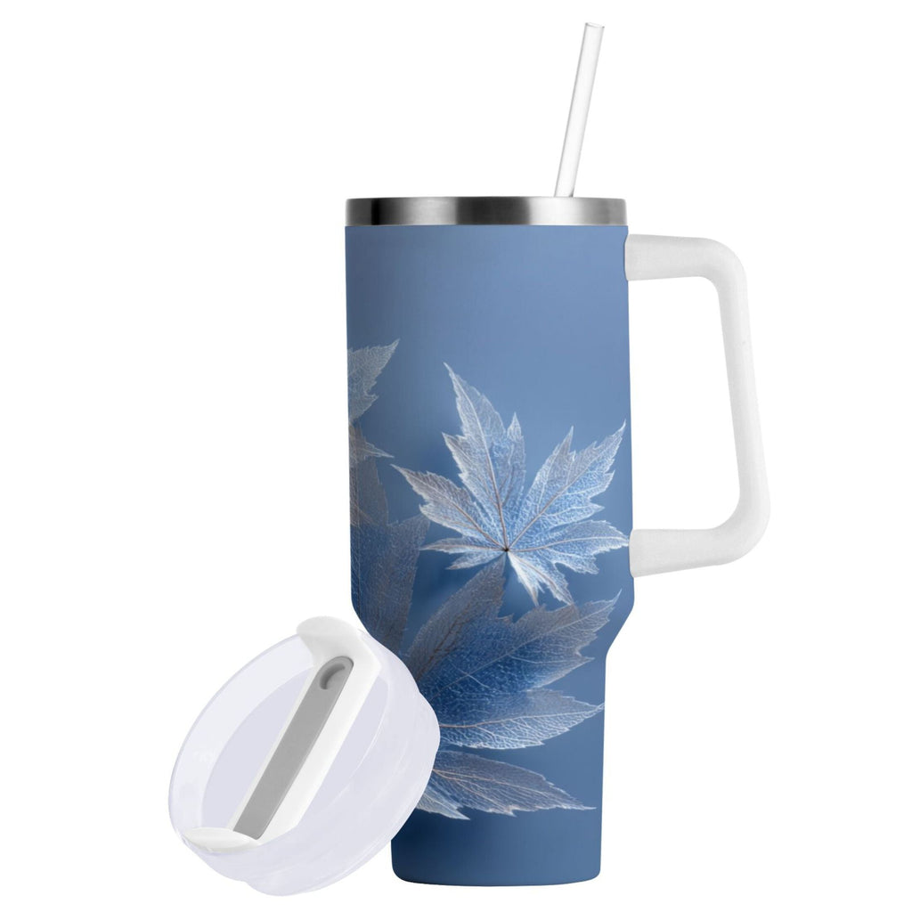 30 oz Insulated Stainless Steel Tumbler Double Wall Stainless Steel Tumbler with 2-Way Drinking Glass Mapleleaves 37DB