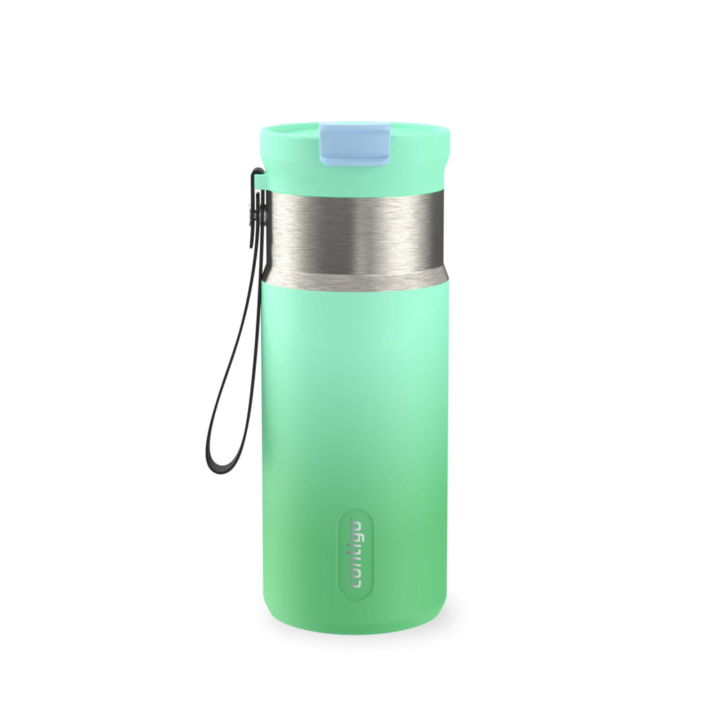 Contigo DualSip 16 oz Compact Leakproof Insulated Water Bottle with 2-Way Lid D53Y
