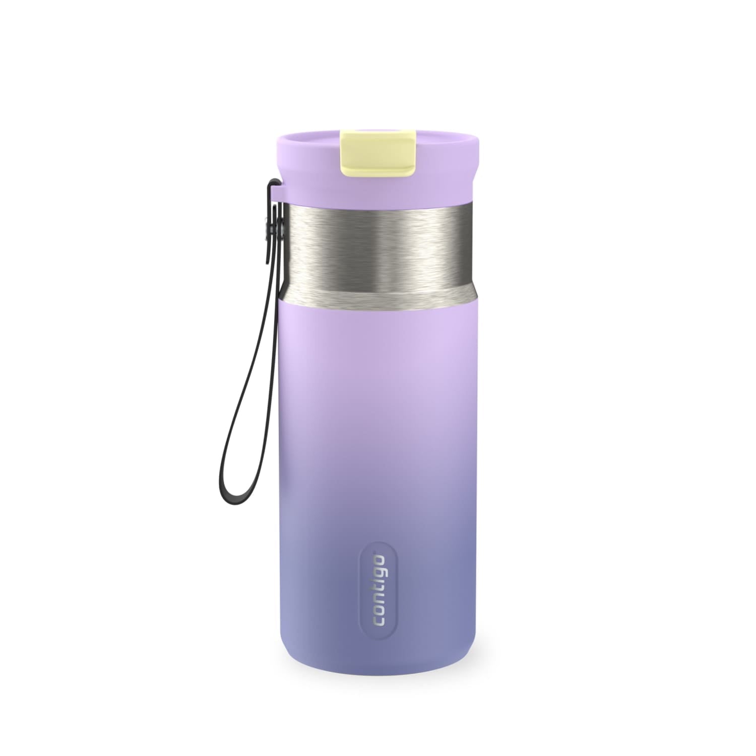 Contigo DualSip 16 oz Compact Leakproof Insulated Water Bottle with 2-Way Lid D53Y