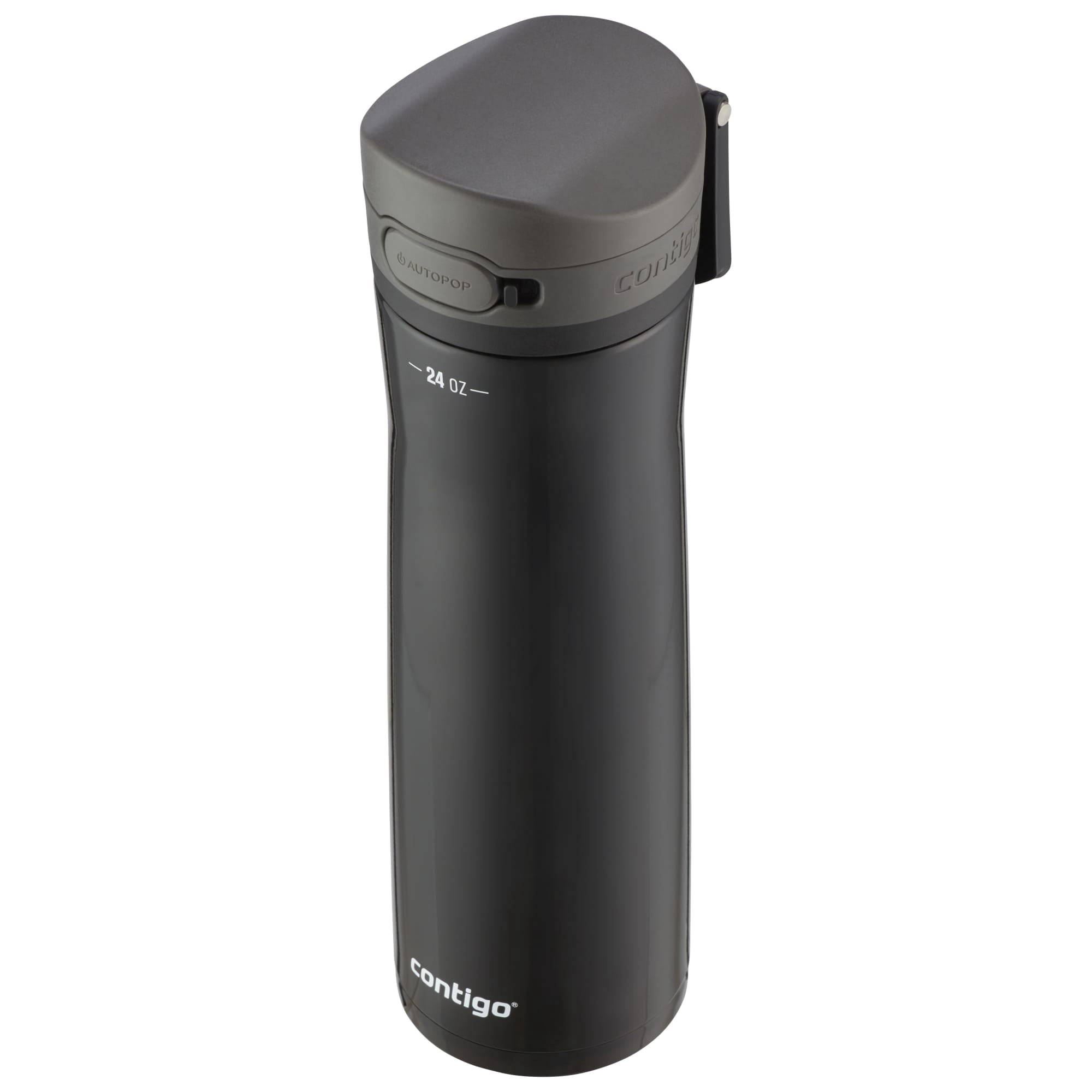Contigo Jackson Chill  Bundle 2 Water Bottles Black 24oz and Pink  20oz with Autopop Lid Z4L1